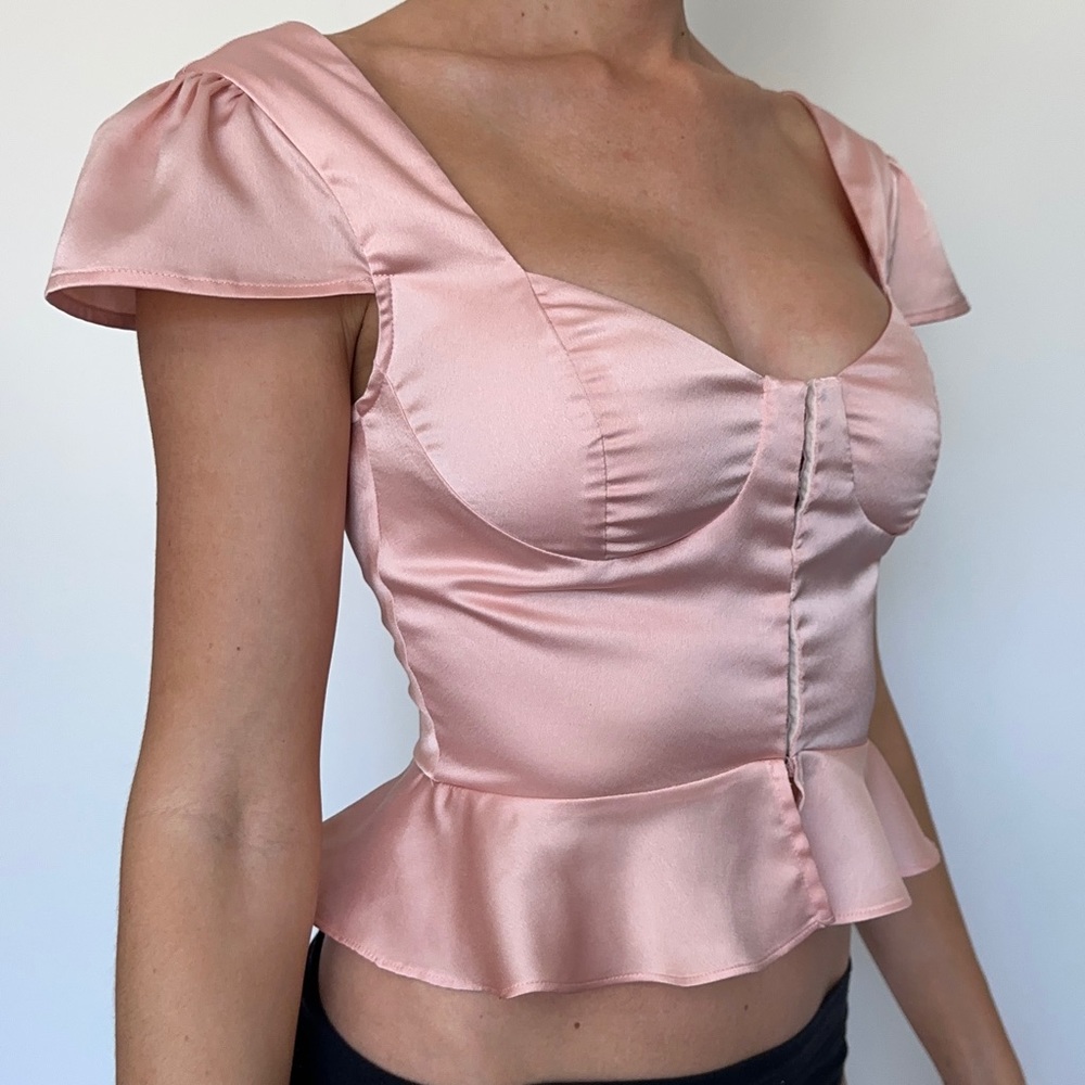 Superdown Pink Blouse